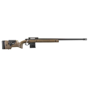 Ruger 57123 Hawkeye Long Range Target 308 Win 10+1 26 Brown w/Black Speckles Matte Black Right Hand