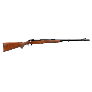 Ruger 47121 Hawkeye African 375 Ruger 3+1 23 American Walnut Satin Blued Left Hand