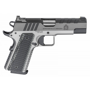 Springfield Armory 1911 Emissary 9mm 4.25 9+1 Black Slide Stainless Frame Blued Pistol