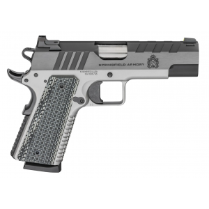 Springfield Armory 1911 Emissary .45 ACP 4.25 8 Round SS Frame Blued Slide Pistol