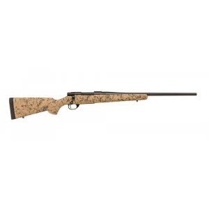 Howa HS Precision 7mm Rem Mag 3+1 24 Tan w/Black Spider Webbing Fixed HS Precision Stock Black Right Hand