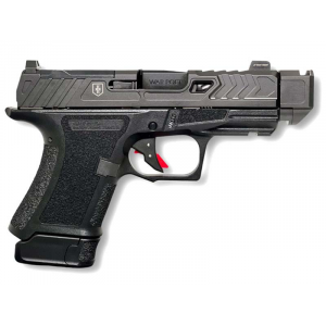 Shadow Systems CR920P Comp War Poet 9mm Luger 10Rd & 13Rd Magazines 3.75 Barrel Black War Poet Slide Engraving With Night Sights Pistol