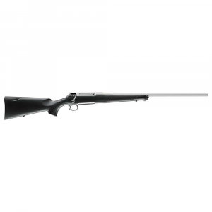 Sauer S1SX308 100 Silver XT 308 Win 5+1 22 Black Fixed Ergo Max Stock Stainless Cerakote Right Hand
