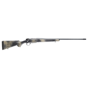 Bergara B-14 Ridge Wilderness 7mm Rem Mag 3+1 24 Threaded Woodland Camo w/Soft Touch Fixed American Style Stock Matte Blued Rifle