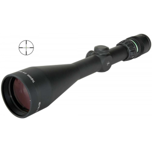 Trijicon 200024 AccuPoint  2.5-10x 56mm Obj 37.60-10.10 ft @ 100 yds FOV 30mm Tube Matte Black Finish Illuminated Duplex Crosshair/Green Dot
