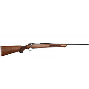 Ruger 37122 Hawkeye Standard 7mm Rem Mag 3+1 24 American Walnut Satin Blued Right Hand