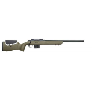 Mossberg 27697 MVP LR 308 Win,7.62x51mm NATO 20 Threaded Barrel 10+1 Blued Blued OD Green Fixed Benchrest w/Adjustable Comb Stock