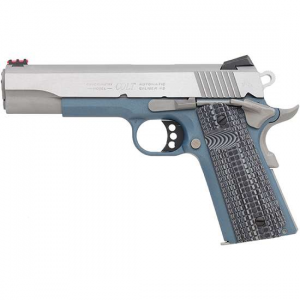 Colt Mfg O1070CCSBT 1911 Competition 70 Series 45 ACP 5 8+1 Blue Stainless Steel Gray G10 Grip