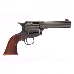 Taylors and Company 654002DE Runnin Iron Black Rock Taylor Tuned 45 Colt (LC) 6 Round 4.75 Black Nitride Black Nitride Walnut Grip