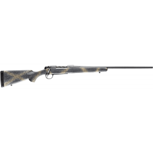 Bergara B-14 Hunter Wilderness 7mm Rem Mag 3+1 24 Woodland Camo w/Soft Touch Sniper Gray Cerakote Rifle