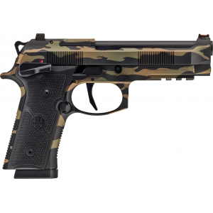 Beretta 92XI 9mm 18+1rd 4.7 Barrel SAO Vietnam Tiger Stripe Cerakote Pistol