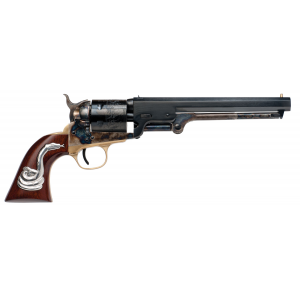 Cimarron CZ9081SS101 Man With No Name Conversion Hollywood Series 38 Colt/Special 6 Round 7.50 Blued Case Hardened Walnut w/Snake Grip