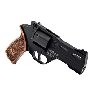 Chiappa Firearms 340219 Rhino 40DS 357 Mag 6rd 4 Black Anodized Aluminum Frame Blued Cylinder Walnut Grip