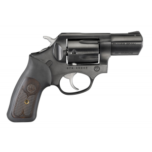 Ruger SP101 357 Mag 2.25 5rd Black Rubber w/Wood Insert Grip Blued Finish Revolver