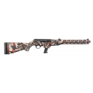 Ruger PC Carbine, 9mm, 16.12 Barrel, 1- 17rd Magazine, American Flag Camo, Rifle
