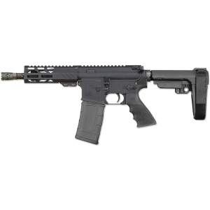 Rock River Arms BLK2132 LAR-15M  300 AAC Blackout 30+1 8 Black M-LOK Handguard, Black Aluminum Picatinny Rail Receiver, Black Polymer SB Tactical SBA3 Brace, Black Hogue Rubber Grip