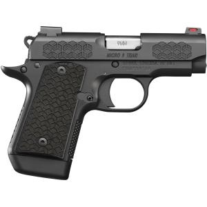 Kimber Micro 9 Triari 9mm 3 Barrel KimPro II Black Black Linen Micarta Grips 7rd