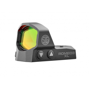 Sig Sauer Electro-Optics Romo3XL with Picatinny Rail 1x 35mm Obj 3 MOA Red Dot Black