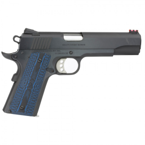 COLT SERIES 70 GOVERNMENT COMPETITION .45 AUTO 5 BARREL BLACK/BLUE PISTOL - FACTORY BLEM