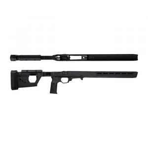 Magpul MAG997-BLK Pro 700 Stock Fixed w/Aluminum Bedding Black Synthetic for Remington 700 SA