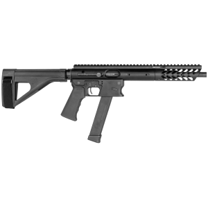 TNW Firearms TPCPLT0009BK Aero Survival Pistol 9mm Luger 1025 311 Black Hard Coat Anodized Black Polymer SB Tactical Arm Brace