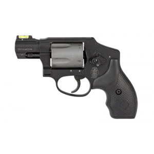 Smith & Wesson, Model 340, Double Action Only, Metal Frame Revolver, J-Frame, 357 Magnum, 1.875 Barrel, Scandium, Titanium Alloy Cylinder, Black, Rubber Grips, Hi-Viz Fiber Optic Sights, 5 Rounds Revolver