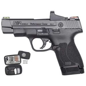 Smith & Wesson 11786 Performance Center Shield M2.0 9mm Luger 4 7+1 8+1 Black Black Polymer Grip Optic Ready