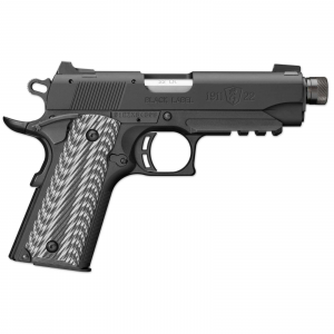 Browning 051821490 1911-22 Black Label Compact SR 22 LR 4.25 10+1 Black/Gray G10