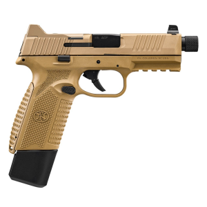 FN 545 Tactical .45 ACP 4.7 (1)18rd & (1)15rd Magazine NMS Optics Ready FDE Pistol