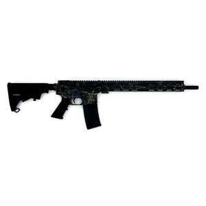 GLFA AR15 Rifle - Black (Saved By The Splatter) | .223 Wylde | 16 Heavy Barrel | 15.25 M-LOK Handguard