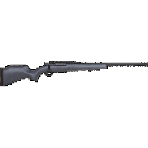 MOSSBERG 28102 Patriot Long Range Hunter 300 Win Mag 3+1 24 Sniper Gray Fixed Monte Carlo Stock Matte Blued Right Hand