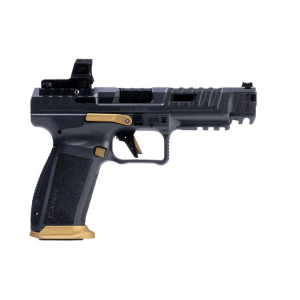 Canik Rival SFx Pro 9mm 5 18 Round Mecanik MO2 Optic Gray/Gold Pistol
