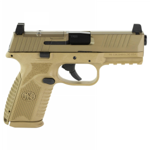 FN 509 Midsize MRD 9mm 4 15+1 FDE Interchangeable Backstrap Grip Pistol