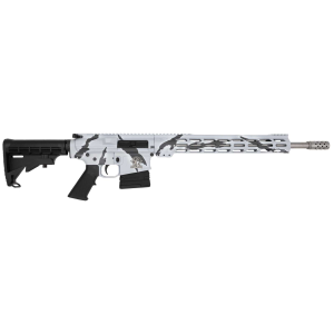GLFA AR10 RIFLE .308 WIN. 18 S/S BBL 10RD PURSUIT SNOW CAMO