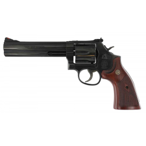 Smith & Wesson 150908 586 Classic Single/Double 357 Magnum 6 6 rd Wood Grip Blued
