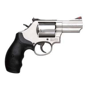 Smith & Wesson 69 Combat, 44 Rem Mag, 5 Round, 2.75 Barrel, Stainless Steel, Black Polymer Grip, Revolver
