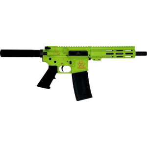 GLFA AR15 PISTOL .223 WYLDE 7.5 NITRIDE ZOMBIE SPLATTER