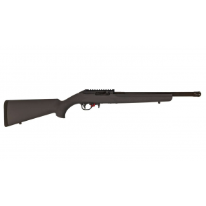 Franklin Armory 0210000GRY F22  22 LR 16 Black Heavy Fluted Threaded Barrel, Picatinny Rail Receiver, Gray Hogue OverMolded Synthetic Stock