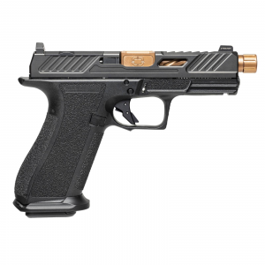 Shadow Systems XR920 Elite 9mm 5 Bronze TICN Match/Spiral Fluted Threaded Barrel 10+1 Black Nitride Optic Cut Pistol