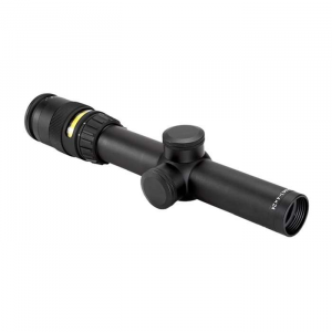 Trijicon 200070 AccuPoint 1-4x 24mm Obj 97.5-24.2 ft @ 100 yds FOV 30mm Tube Black Triangle Amber