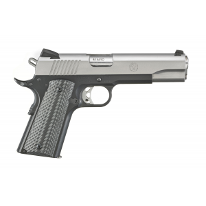 RUGER Sr1911, .45acp, 5 Barrel, 2 Magazines, Stainless & Black, Pistol