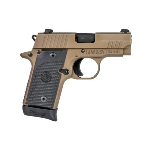 Sig Sauer 238380ESCPN P238 Micro-Compact Emperor Scorpion 380 ACP 2.70 6+1 & 7+1 Flat Dark Earth Hardcoat Anodized Flat Dark Earth Nitron Stainless Steel Black Hogue G10 Piranha Grip