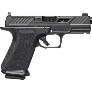 Shadow Systems MR920 Elite Compact 9mm 4 Black Nitride Match /Spiral Fluted Barrel 15+1 Optic Cut Black Pistol