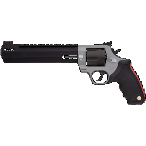 Taurus 2454085RH Raging Hunter Revolver Single/Double 454 Casull 8.38 5 Round Black Rubber Cushion Insert Grip Stainless