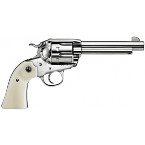 Ruger Vaquero Bisley .357 Mag 5.5 6 Round Ivory Synthetic Grip Stainless Steel Revolver