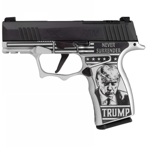P365 9MM 3.1IN BLK STRKR XRAY3 OR 2 MAGS MANUAL SAFETY-Trump Shark Tooth