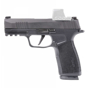 P365, 9MM, 3.7IN, X-SERIES, BLK, STRIKER, X-RAY 3, POLYMER GRIP, (2) 10RD STEEL MAG, OPTIC READY