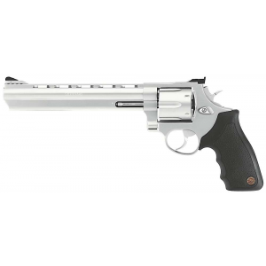 Taurus 44 Standard 44 Rem Mag 6 Round 8 Stainless Stainless Steel Black Rubber Grip Revolver