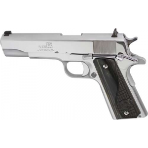 Iver Johnson Arms 1911CHRW 1911 A1 Government 70 Series 45 ACP 5 8+1 Chrome Black Diamondwood Grip