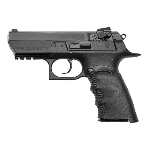 Magnum Research BE99153RSL Baby Eagle III 9mm Luger 3.80 16+1 Black Carbon Steel Black Polymer Grip